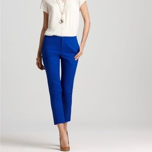 Derek Lam 10 Crosby Royal Blue Slim Dress Pants Size 8 NWT